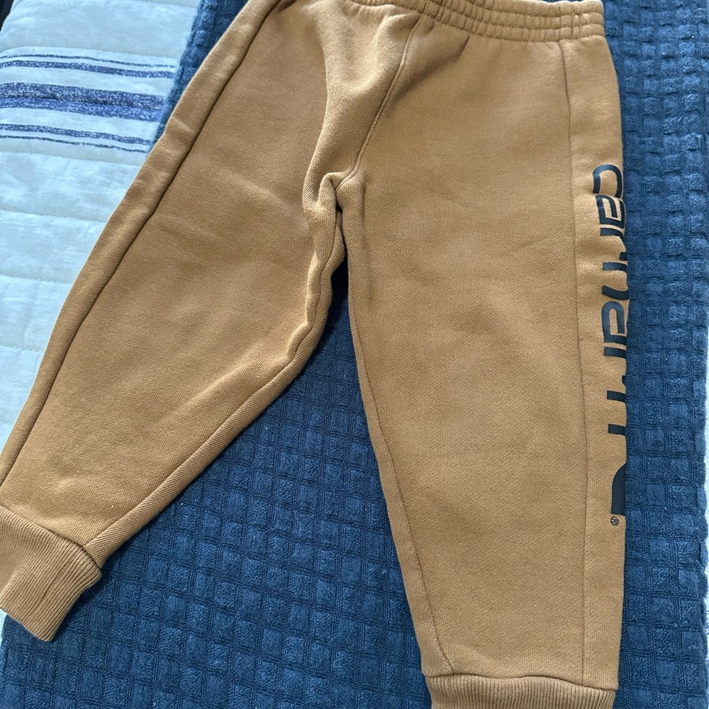 Carhartt Tan Joggers with Logo